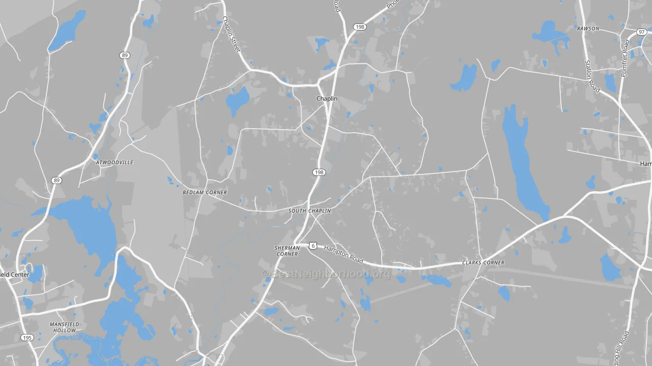 Transit Grade map of 06235, CT