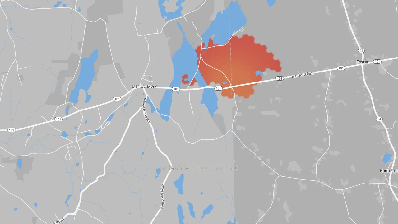 Transit Grade map of 06243, CT