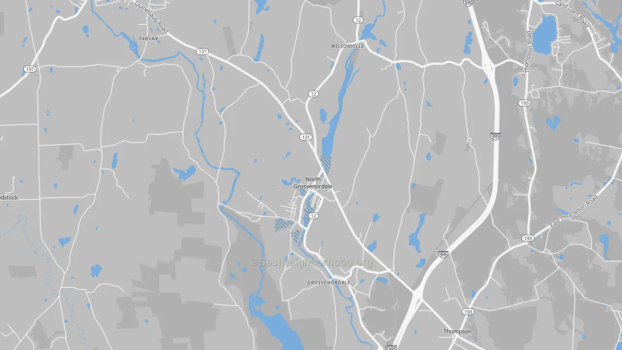 Transit Grade map of 06255, CT