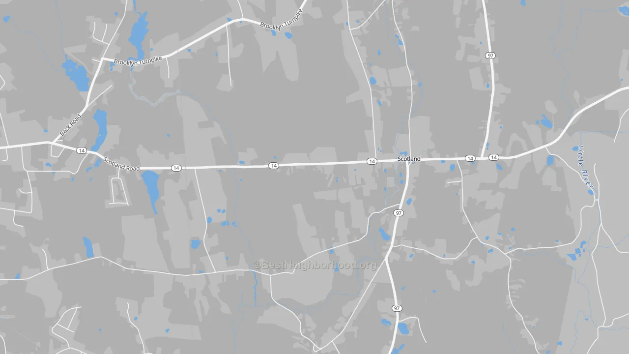 Transit Grade map of 06264, CT