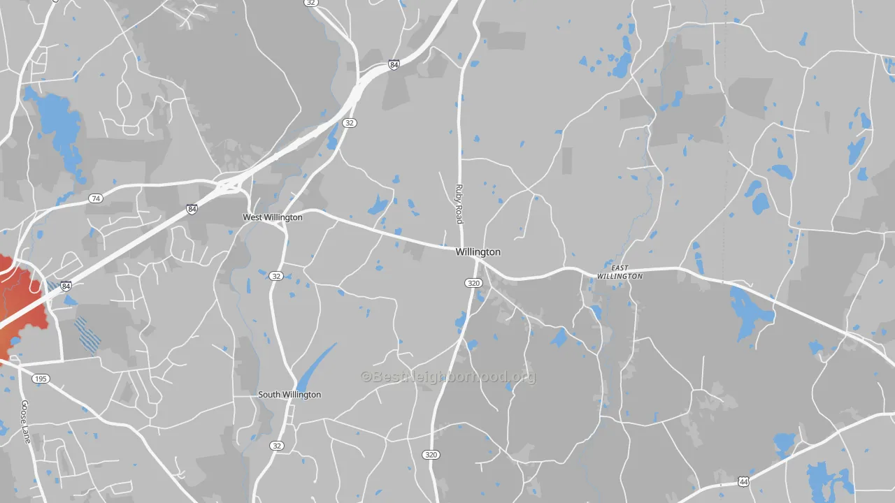 Transit Grade map of 06279, CT