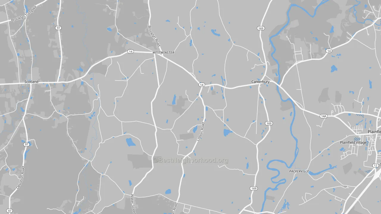 Transit Grade map of 06331, CT