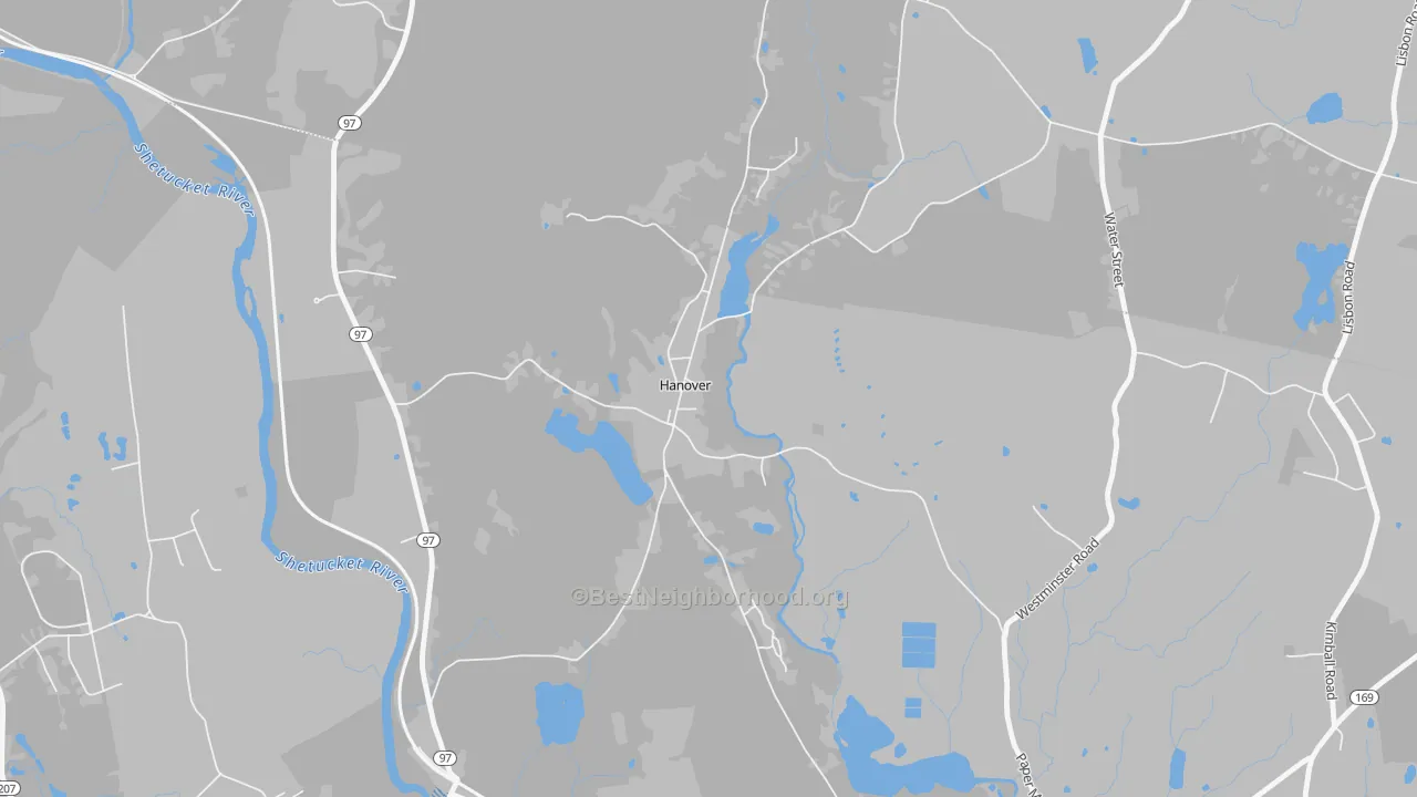 Transit Grade map of 06350, CT