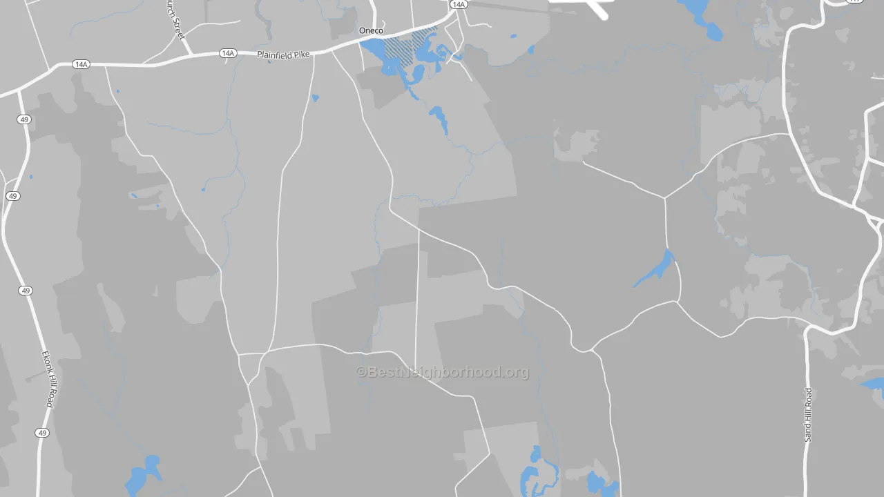 Transit Grade map of 06373, CT