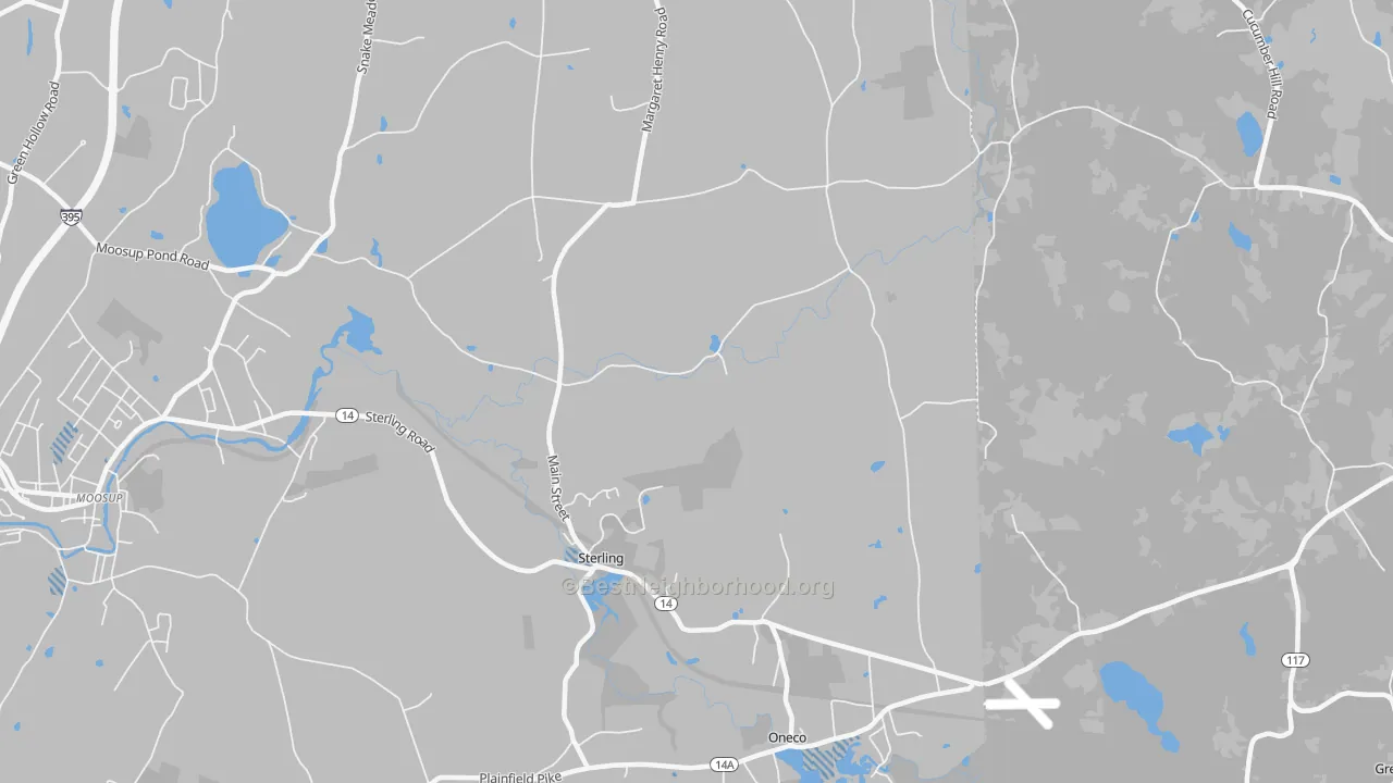 Transit Grade map of 06377, CT