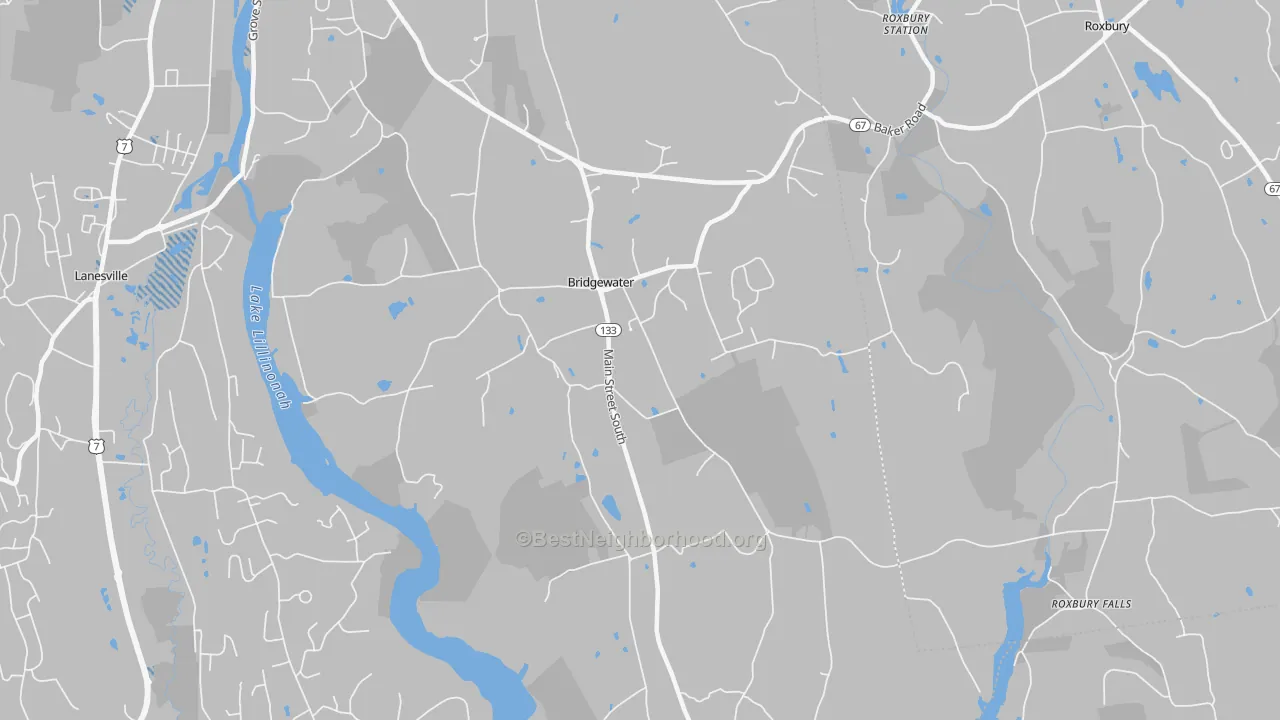 Transit Grade map of 06752, CT