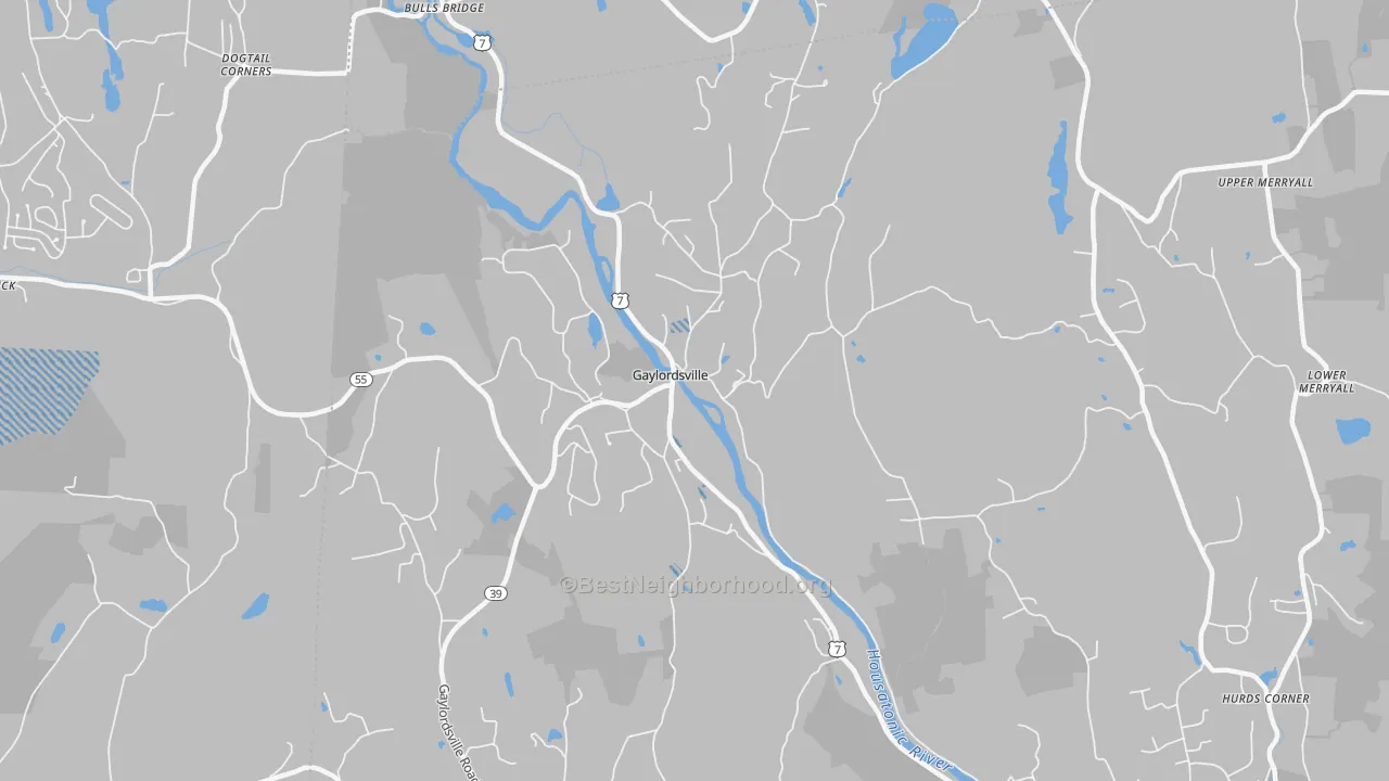 Transit Grade map of 06755, CT