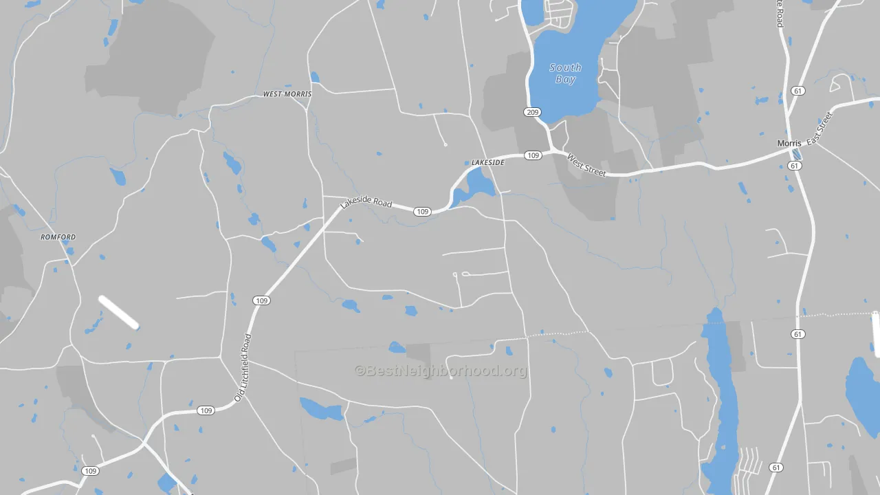 Transit Grade map of 06758, CT