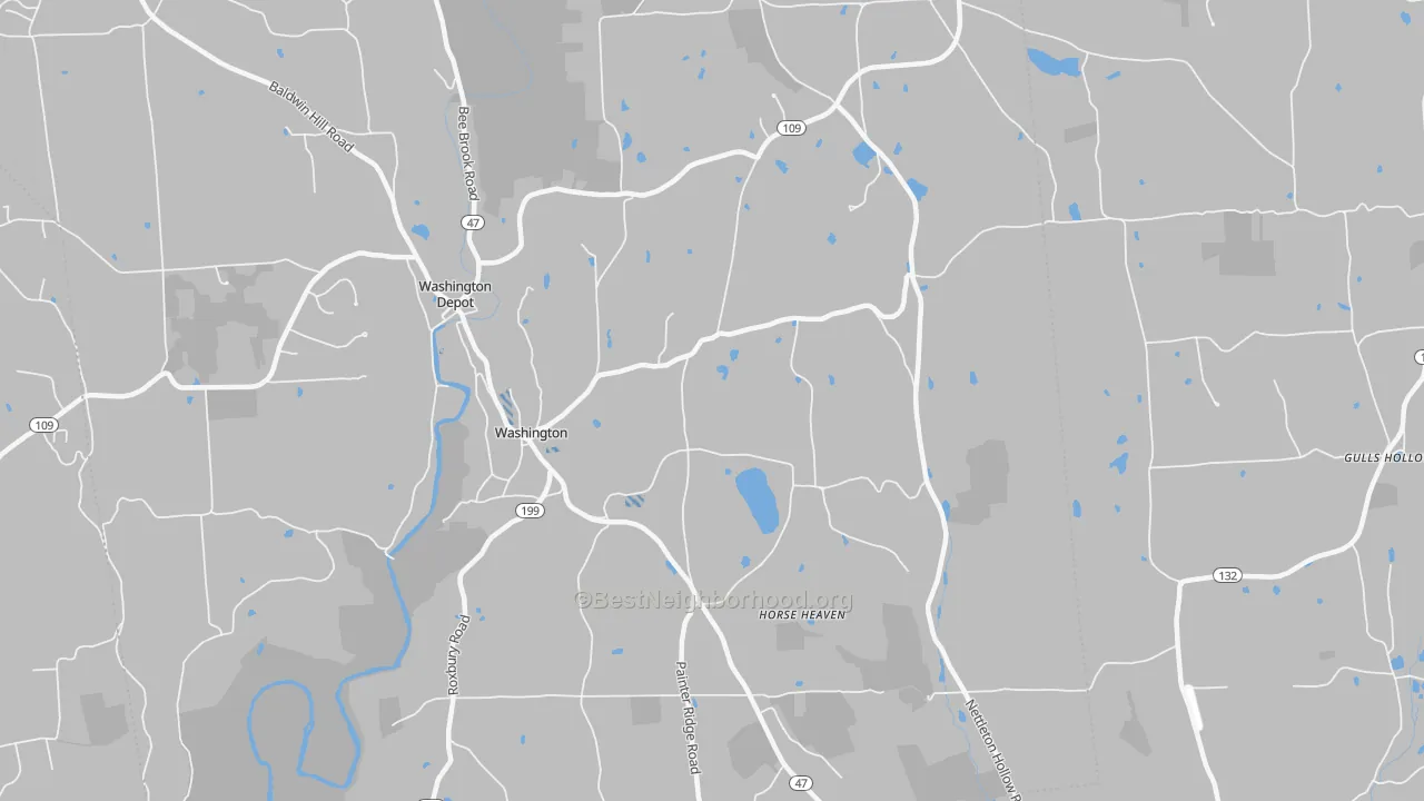 Transit Grade map of 06793, CT