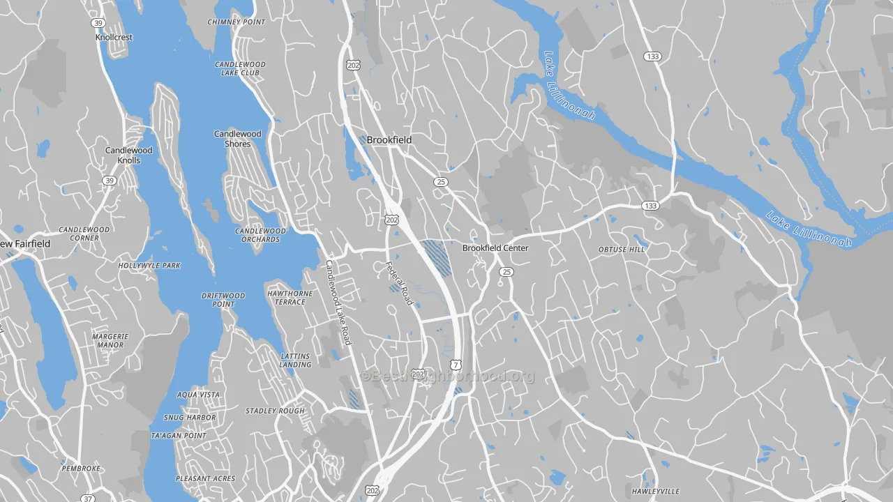 Transit Grade map of 06804, CT