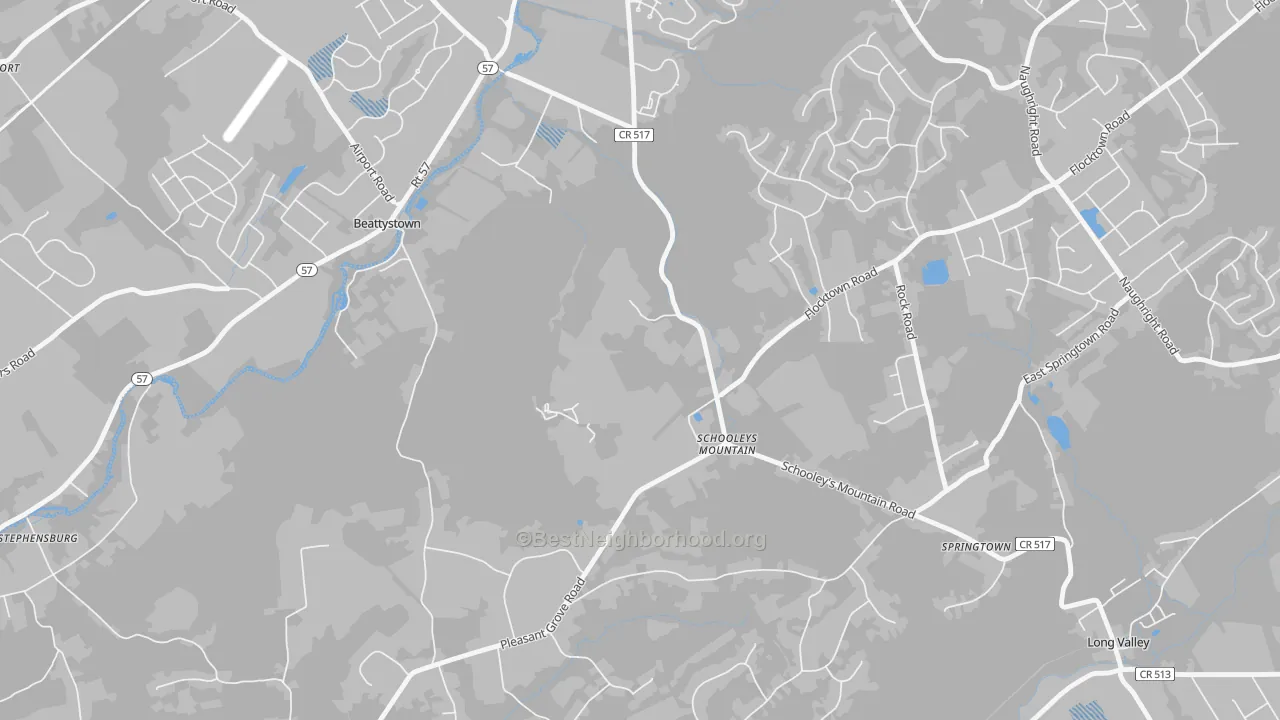 Transit Grade map of 07870, NJ