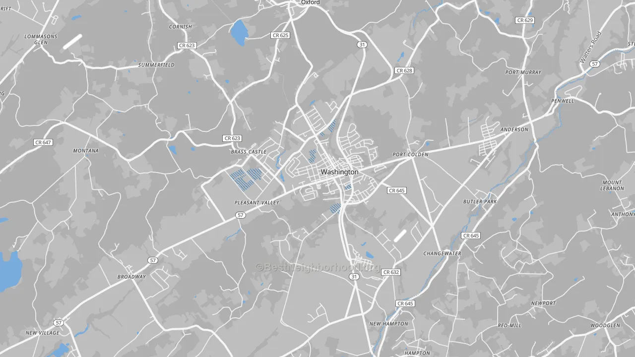 Transit Grade map of 07882, NJ