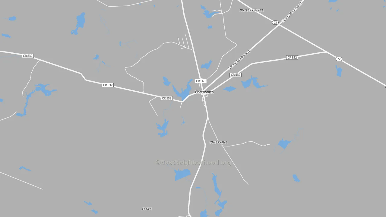 Transit Grade map of 08019, NJ