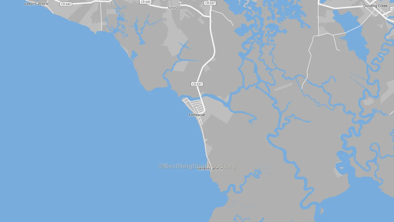 Transit Grade map of 08321, NJ