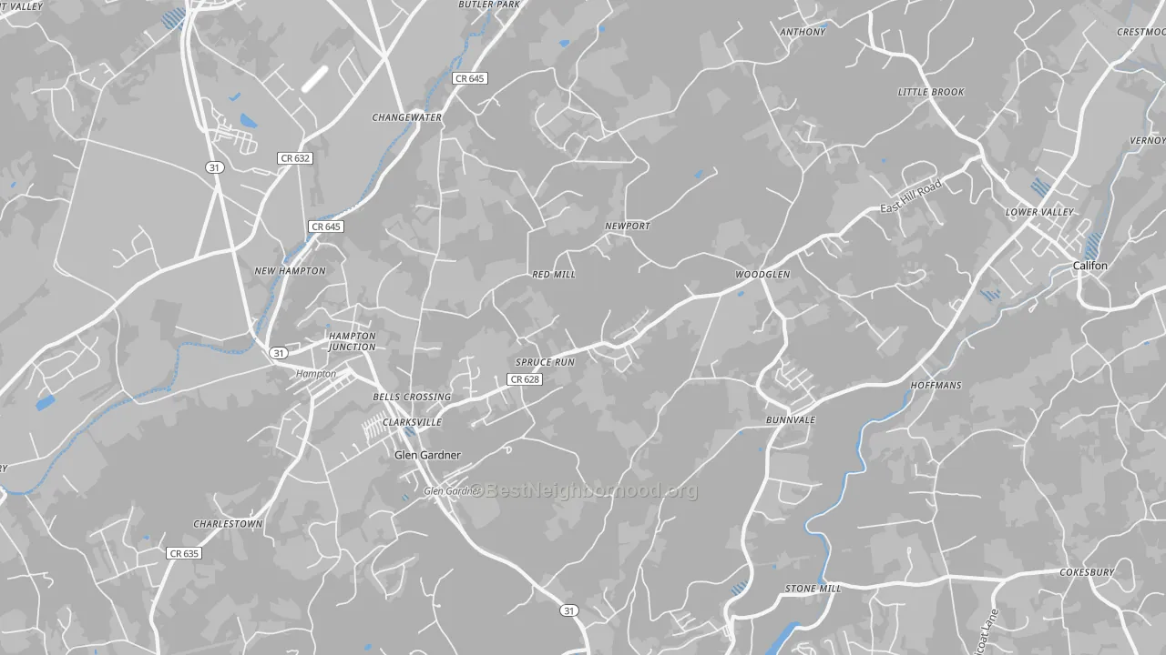 Transit Grade map of 08826, NJ