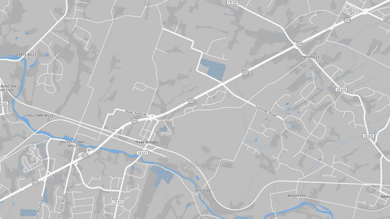 Transit Grade map of 08887, NJ