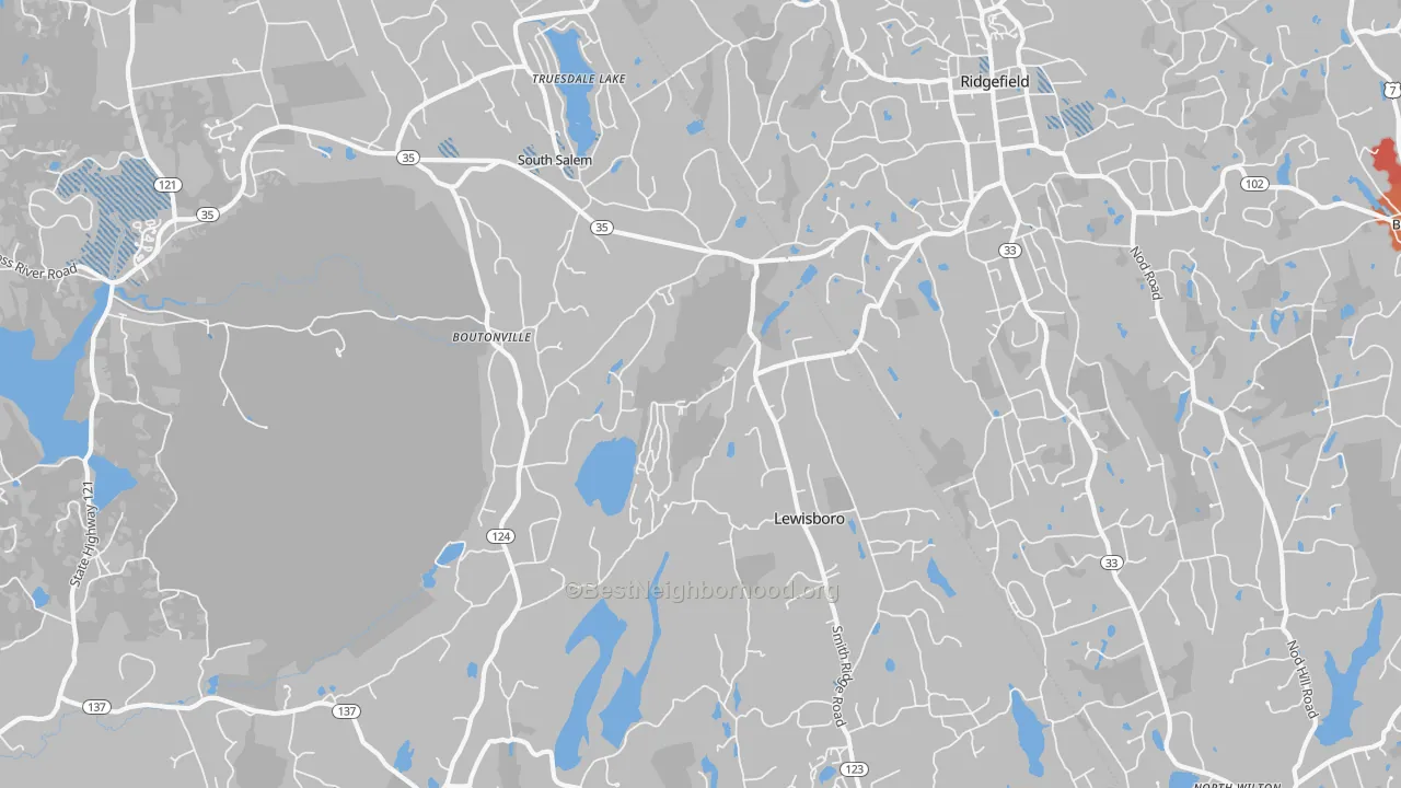 Transit Grade map of 10590, NY