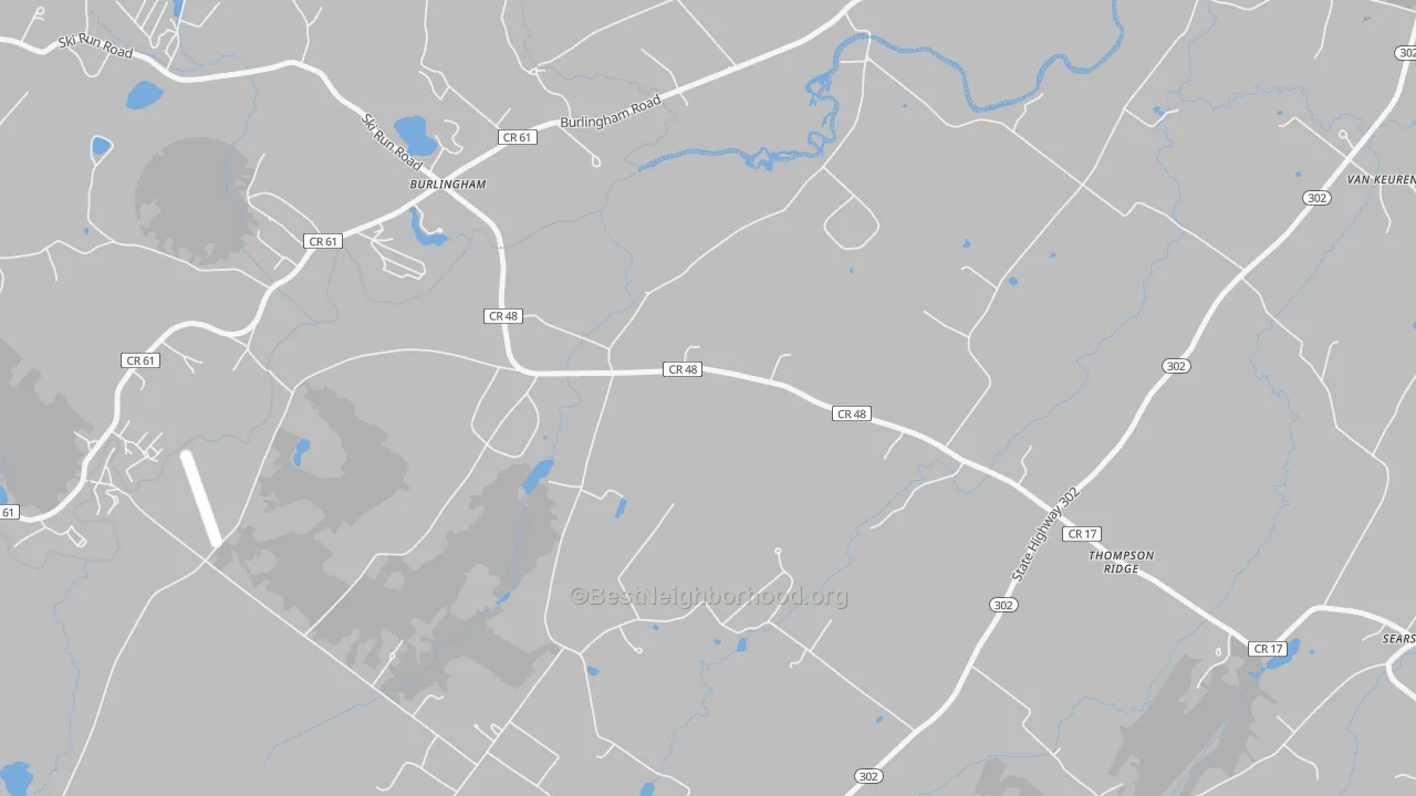Transit Grade map of 10985, NY