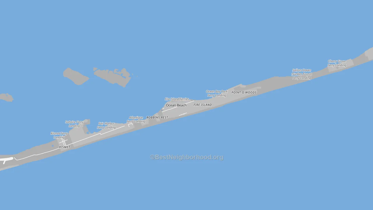 Transit Grade map of 11770, NY