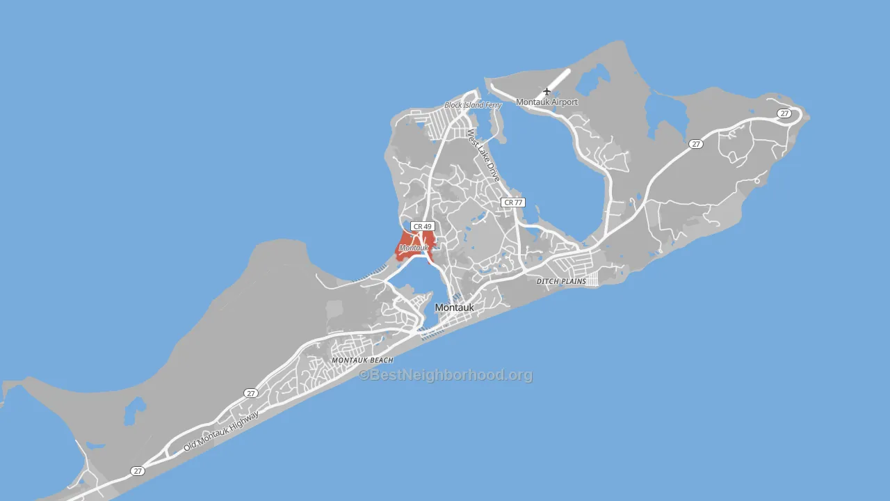 Transit Grade map of 11954, NY