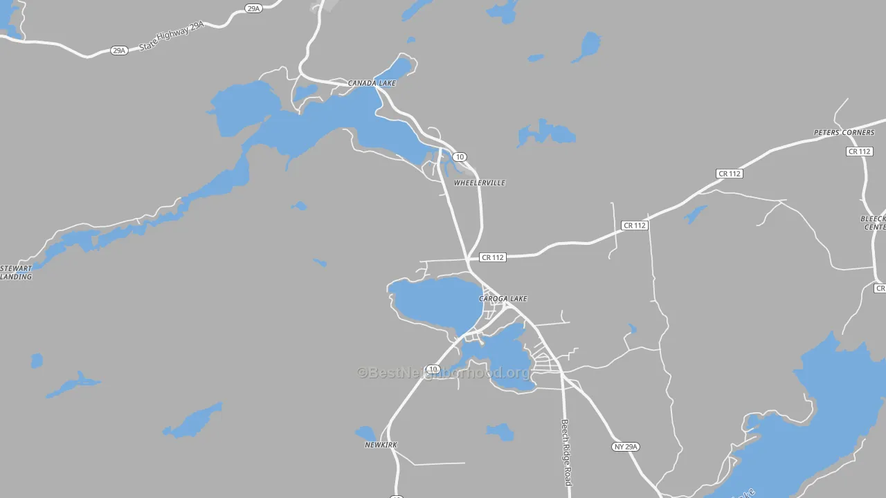Transit Grade map of 12032, NY