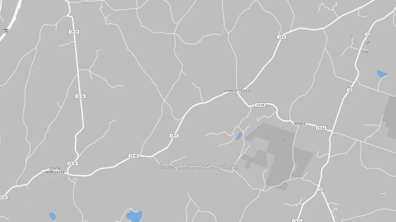 Transit Grade map of 12036, NY