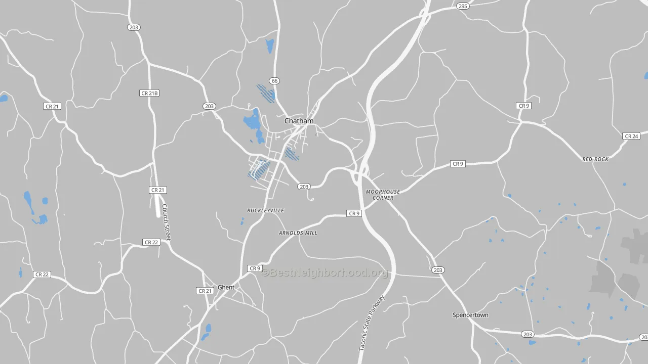 Transit Grade map of 12037, NY