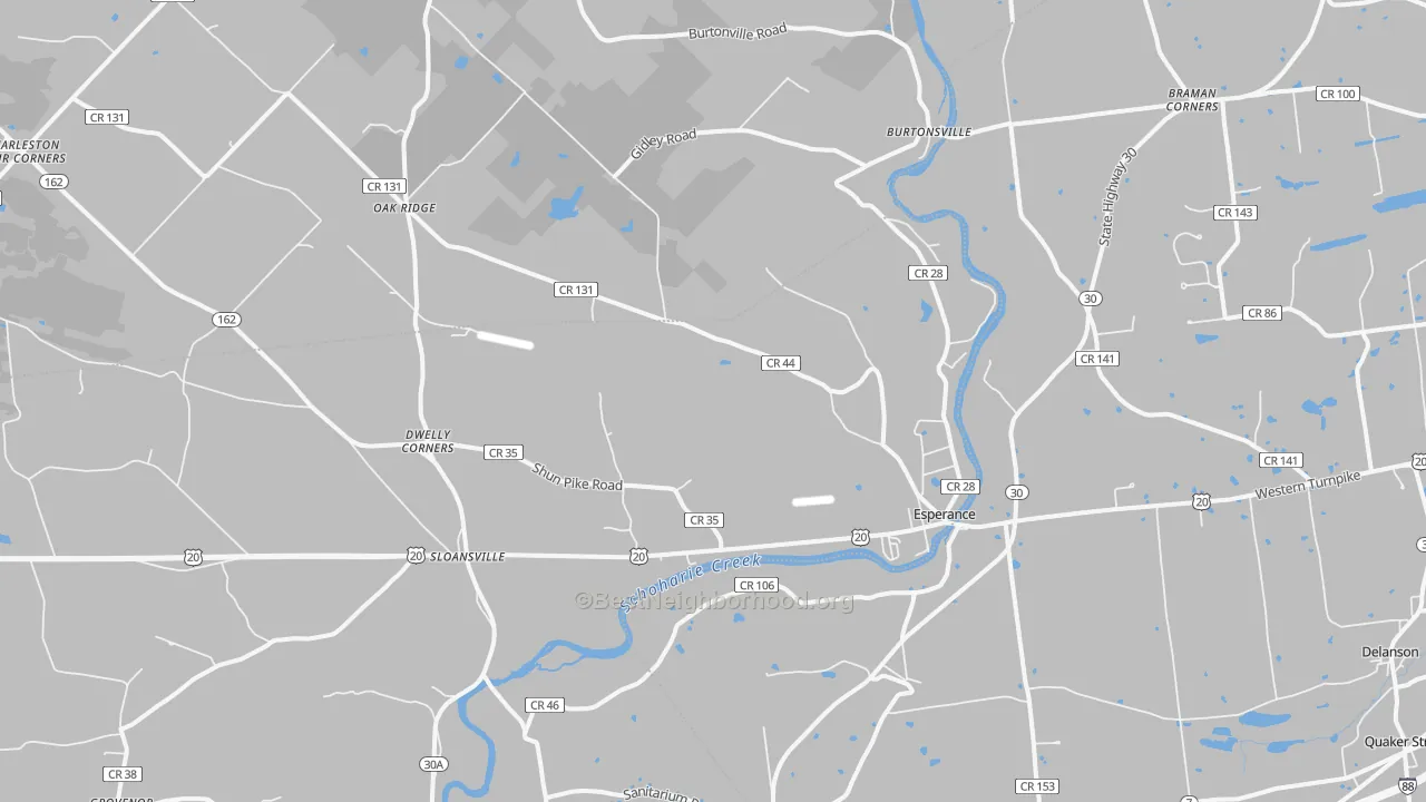 Transit Grade map of 12066, NY
