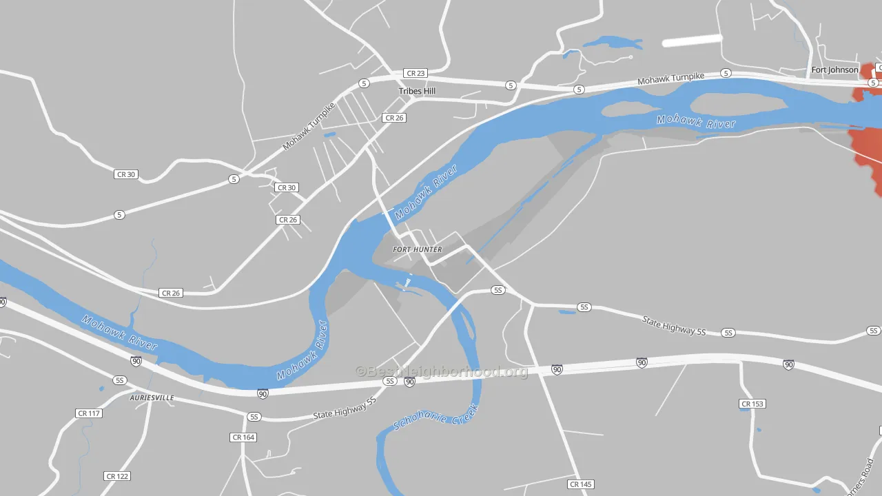 Transit Grade map of 12069, NY