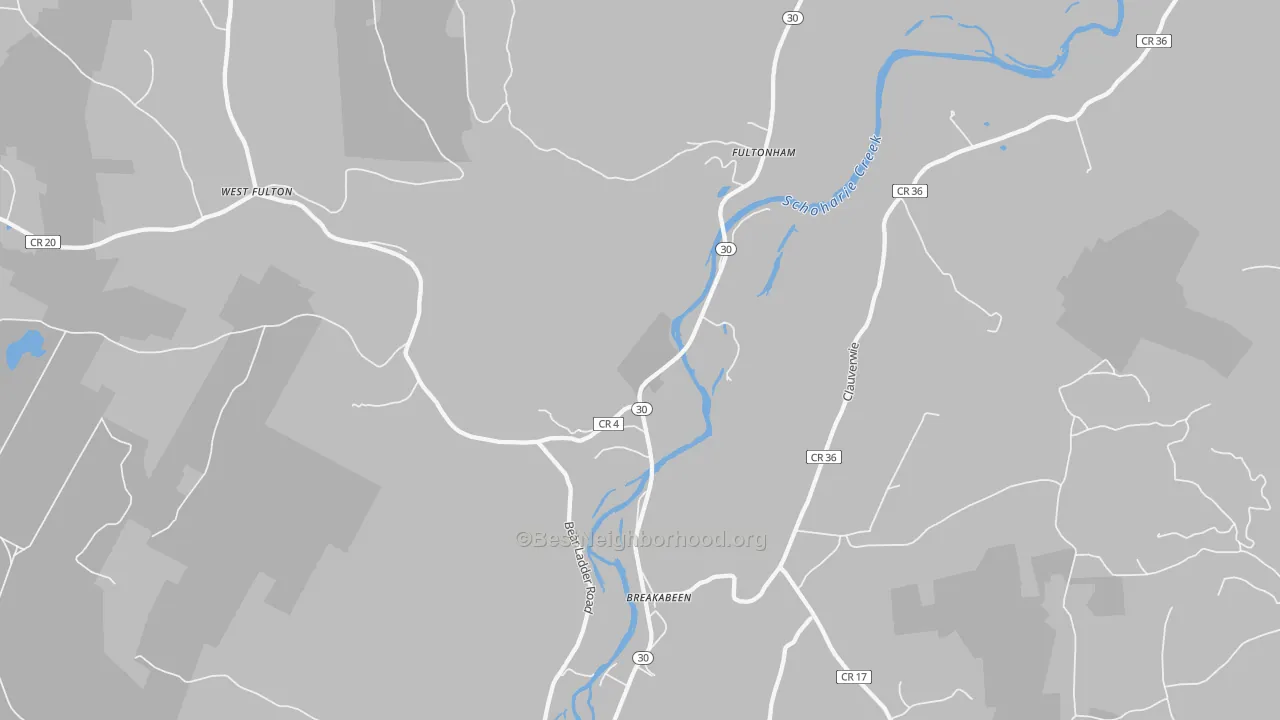 Transit Grade map of 12071, NY