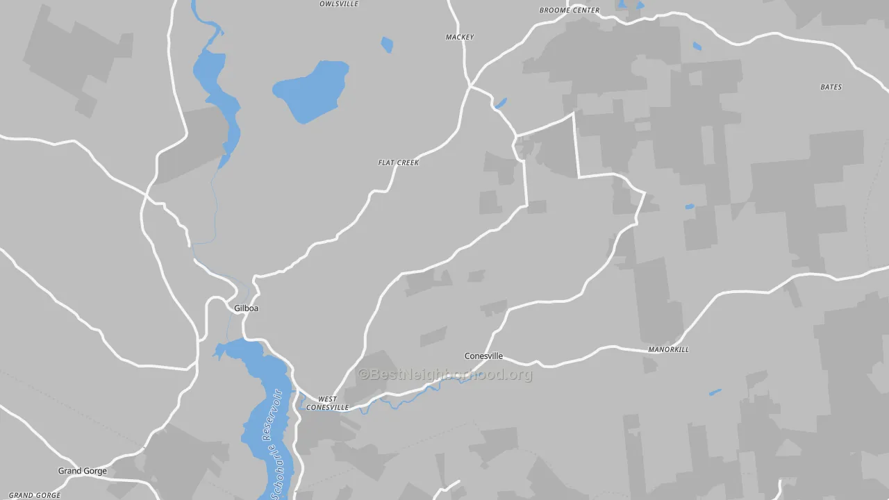 Transit Grade map of 12076, NY