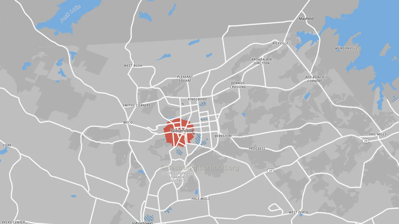Transit Grade map of 12078, NY