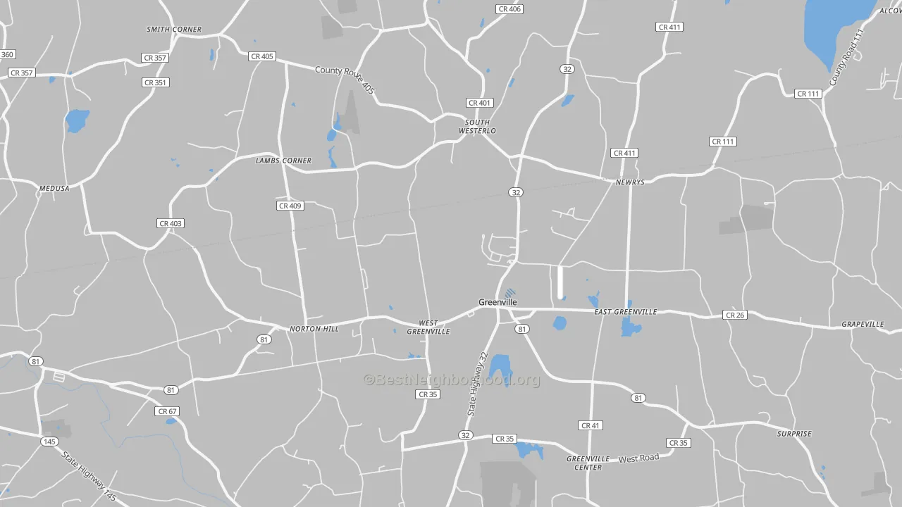 Transit Grade map of 12083, NY