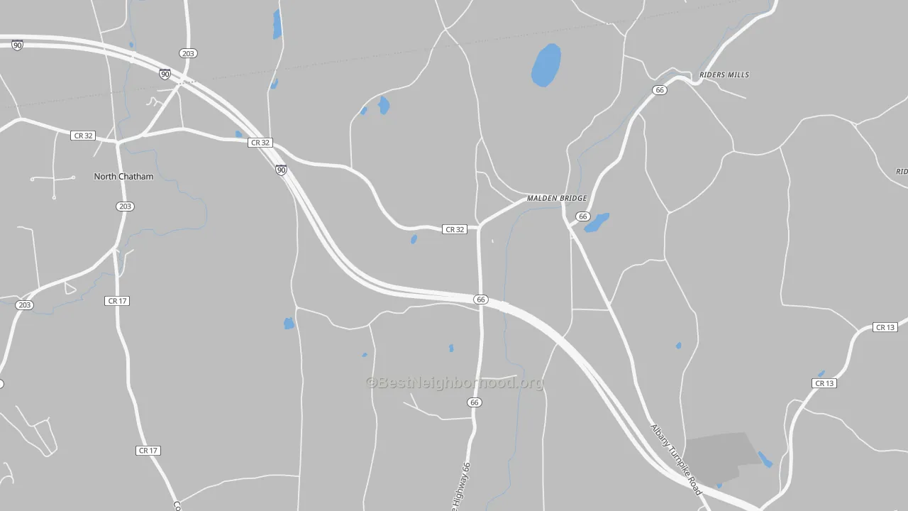 Transit Grade map of 12115, NY