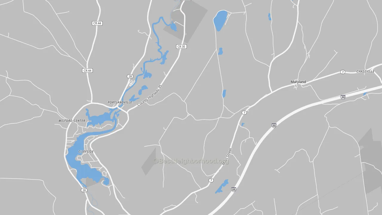 Transit Grade map of 12116, NY