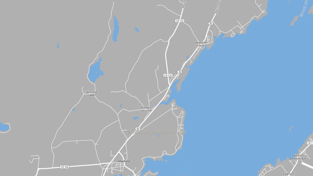 Transit Grade map of 12117, NY