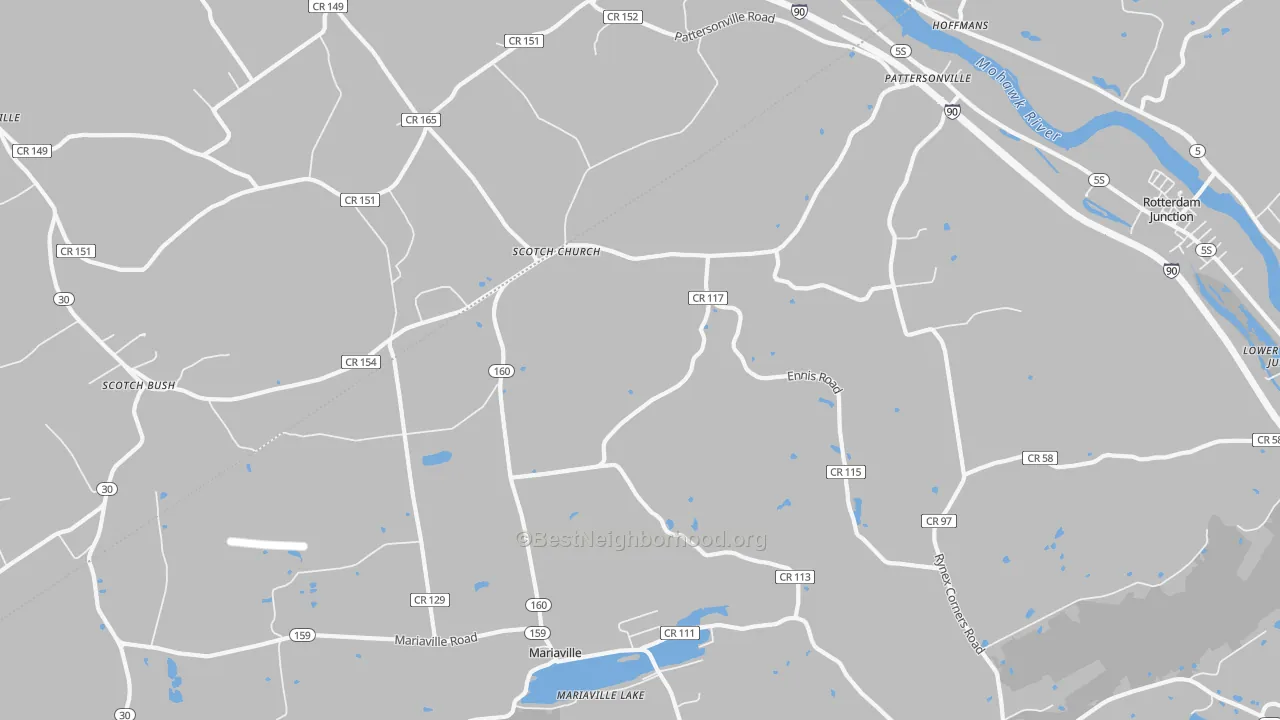 Transit Grade map of 12137, NY