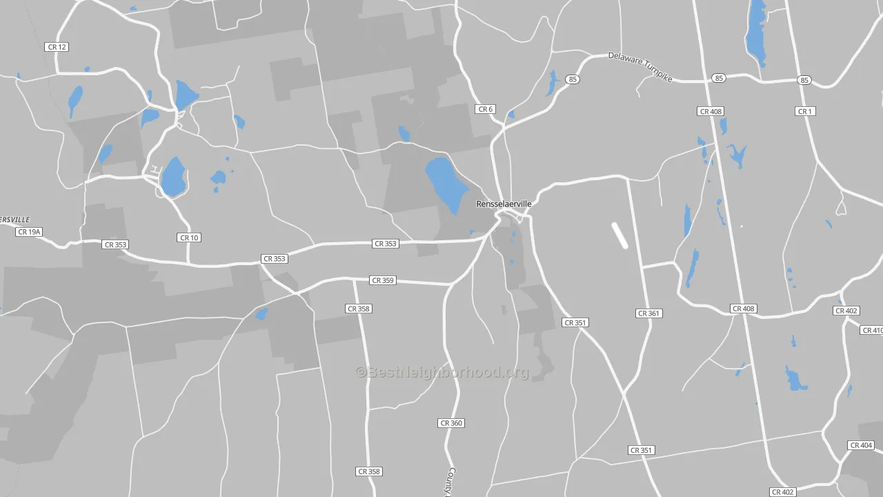 Transit Grade map of 12147, NY