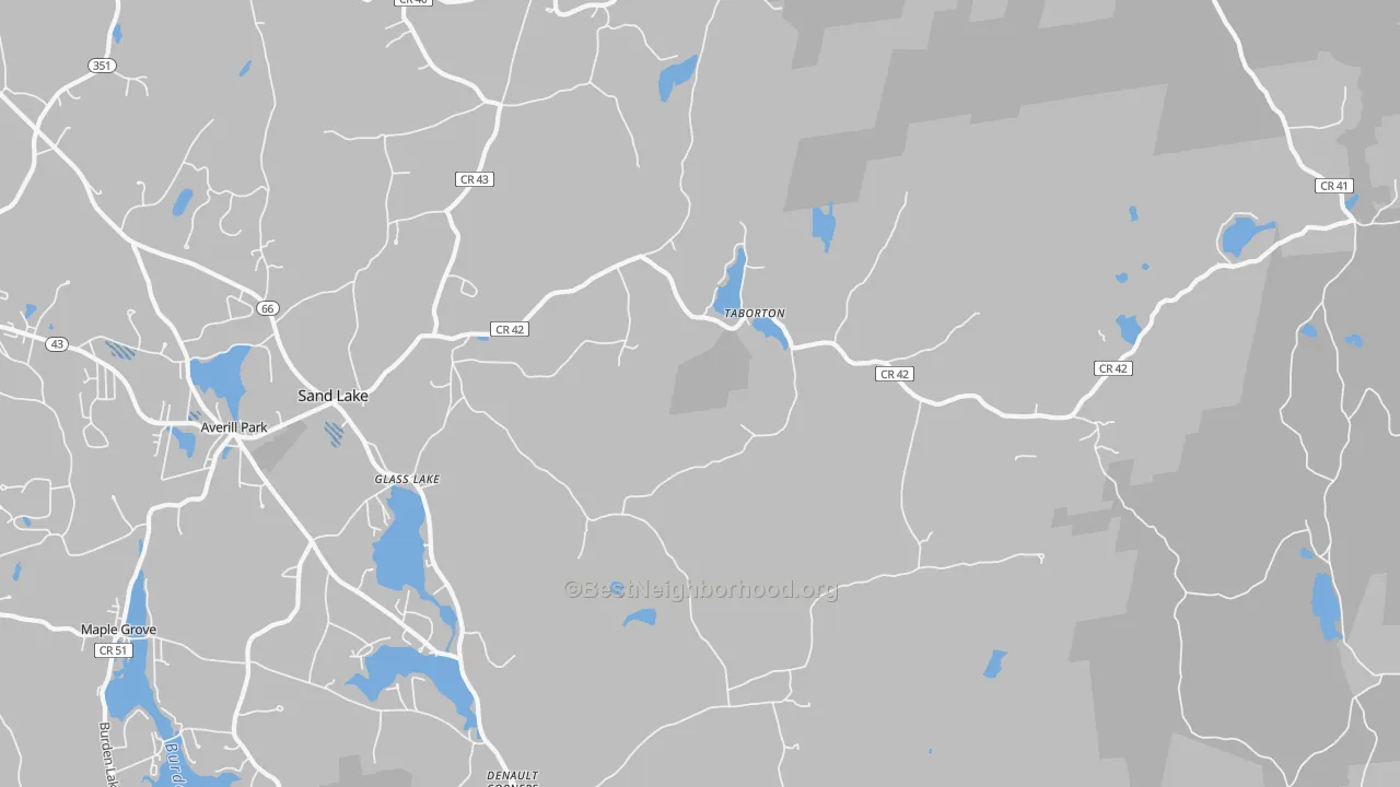 Transit Grade map of 12153, NY