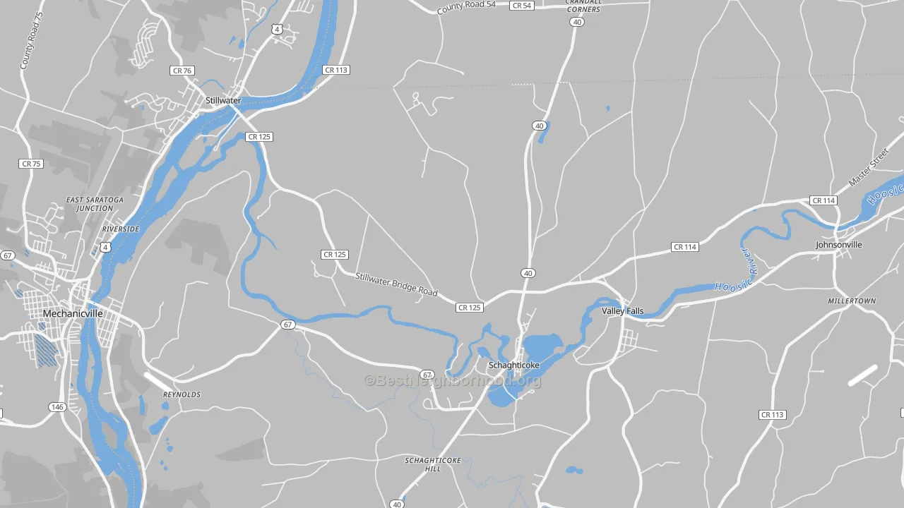 Transit Grade map of 12154, NY