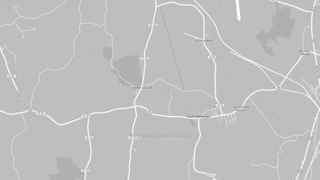 Transit Grade map of 12161, NY