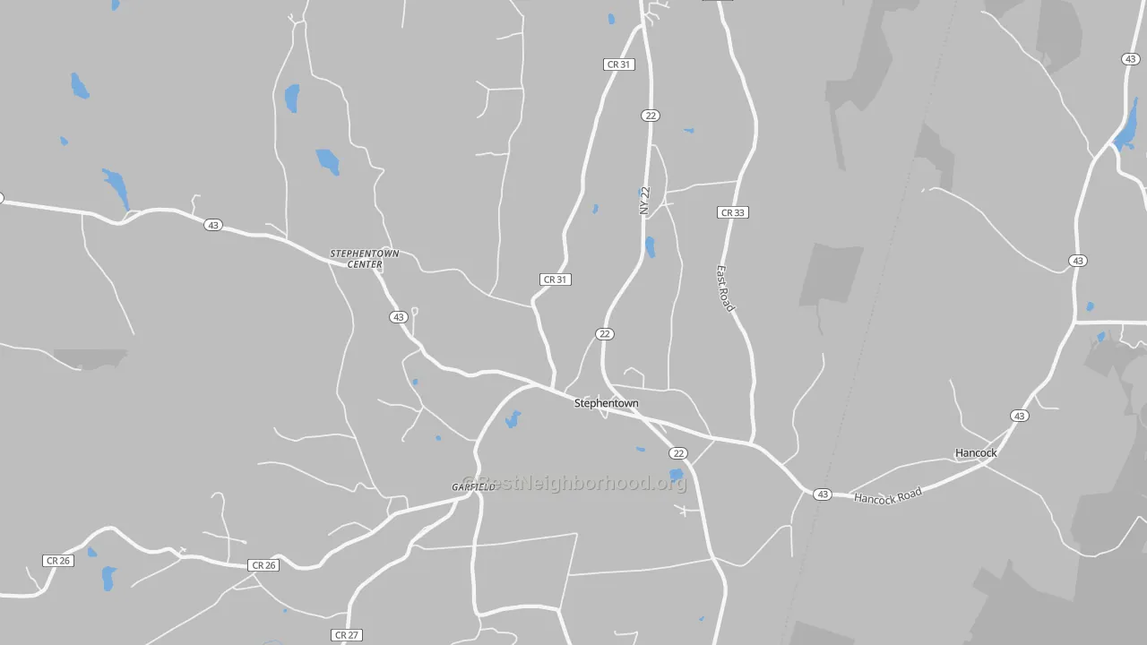 Transit Grade map of 12168, NY