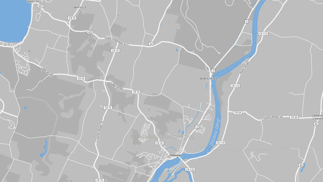 Transit Grade map of 12170, NY