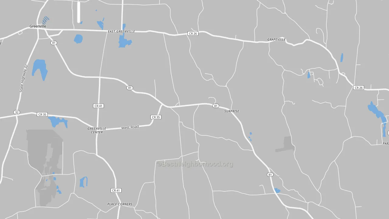 Transit Grade map of 12176, NY