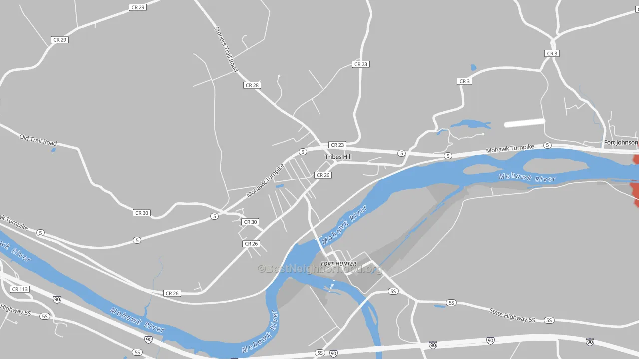 Transit Grade map of 12177, NY