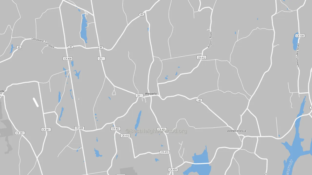 Transit Grade map of 12193, NY