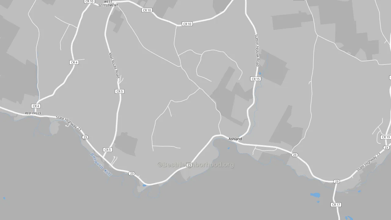 Transit Grade map of 12407, NY