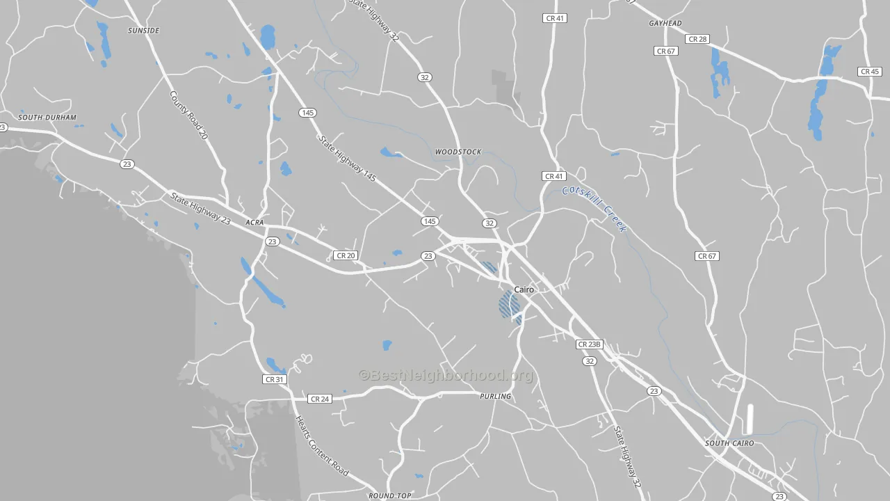 Transit Grade map of 12413, NY