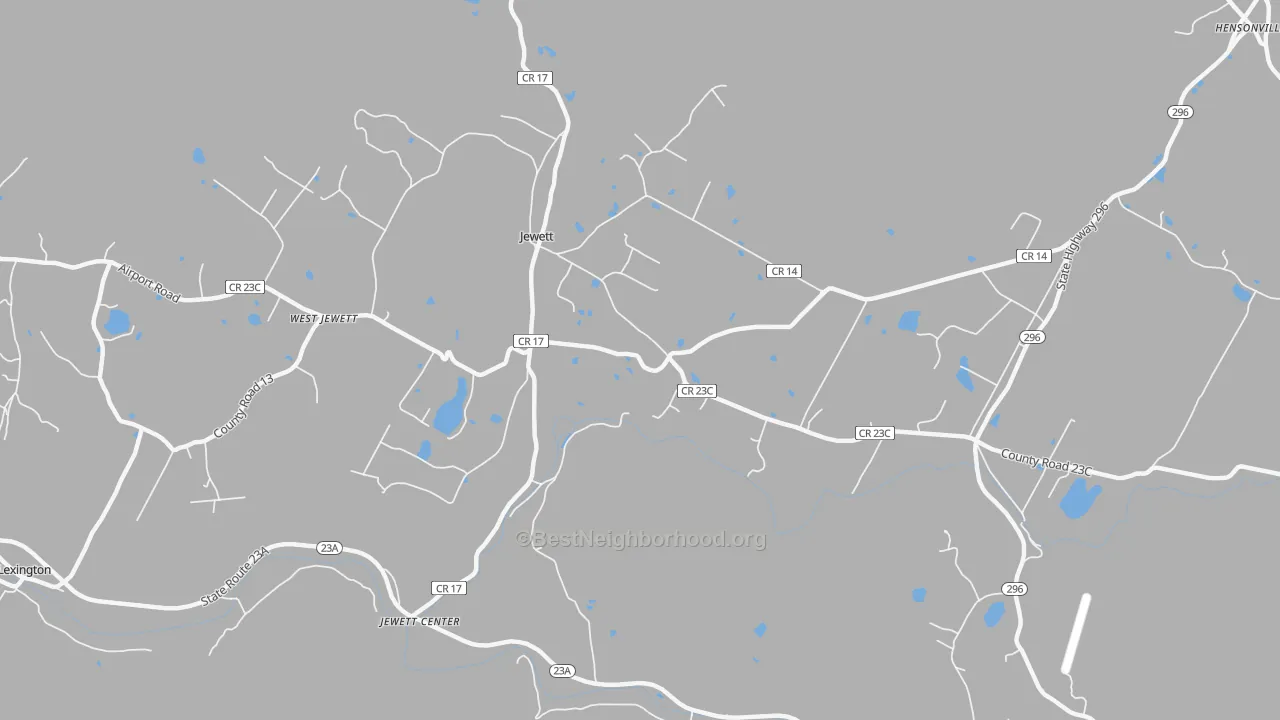 Transit Grade map of 12444, NY