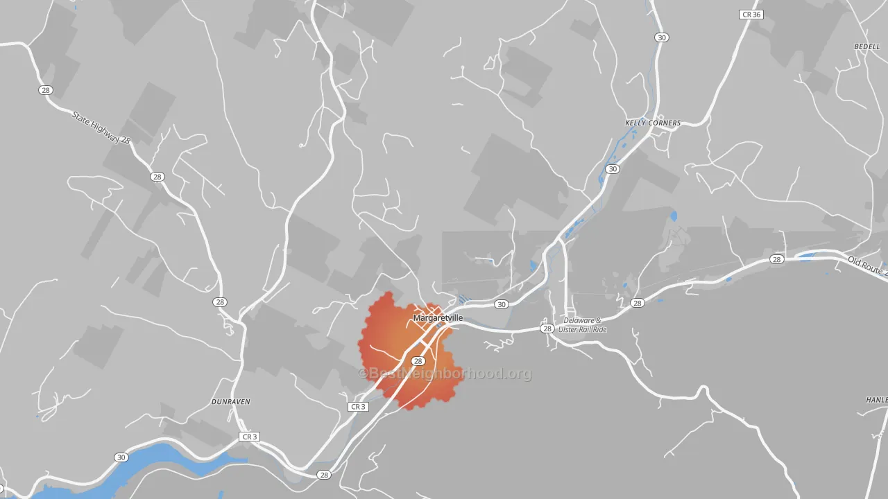Transit Grade map of 12455, NY